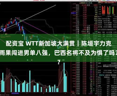 配资宝 WTT新加坡大满贯｜陈垣宇力克雨果闯进男单八强，巴西名将不及为惧了吗？